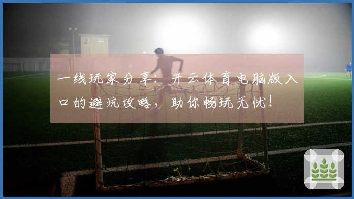 一线玩家分享：开云体育电脑版入口的避坑攻略，助你畅玩无忧！